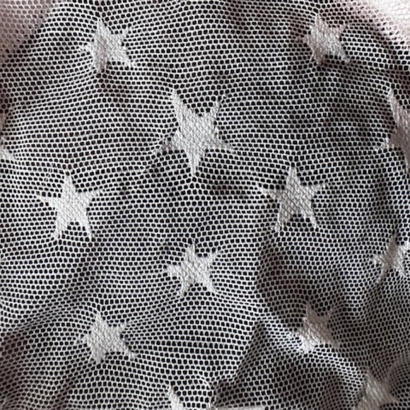 WHITE and Pink  fine mesh Lolita Panties with Stars. - Picture 10 of 10